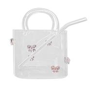 Vase Pochette en Verre Grande capacité, large rebord, mug transparent | Vase fleurs, pochette boisson, bocal poissons Pour Maison Bar Fête Fête de Future Mariée Soirée entre