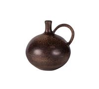 Vase Pompéi brun 19,5 cm - - - Grès