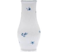 Vase, porcelaine tchèque, Bernadotte, 19 cm, roses bleues, Thun 1794