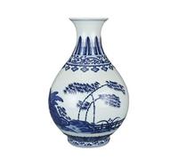 Vase pour Fleurs Ornements personnalisés Peints à la Main Vases en céramique créatifs Étagères de Salon Porcelaine Antique Décorations pour Le Salon