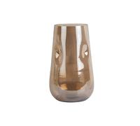 Vase Present Time Luster Organic Large Marron 26x17 cm