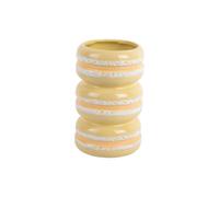 Vase Present Time Macaron Jaune 12x19,5x9,3 cm