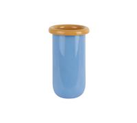 Vase Present Time Plegado Bleu 14x25,3x14x14 cm