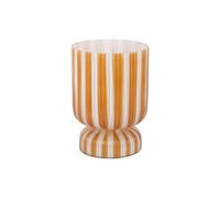 Vase Present Time Rayado Retro Medium Orange 21,25x20,5 cm