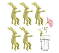 Vase Propagation Buddy - Thème Lapin antidérapant 5 pièces, Support de pour d'intérieur | Rebord de fenêtre, Balcon, Salon, Table à Manger, Chambre à Coucher | Accessoire de