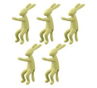 Vase Propagation Buddy - Thème Lapin antidérapant 5 pièces, Support de pour, d'intérieur, Rebord de fenêtre, Balcon, Salon, Table à Manger, Chambre à Coucher