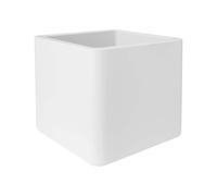 Vase Pure Soft Brick Roues 40 Blanc Elho
