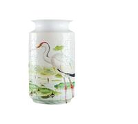 Vase Puzzle 3D, Grue à Couronne Rouge, décoration DIY, en Plastique emboîtable, Aucune Colle requise, d'intérieur Unique et Cadeau créatif for Les Amoureux de la Nature