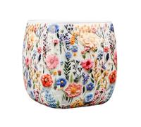 Vase puzzle d'intérieur, petite jardinière, pour cultiver des grasses et des cactus, étagère de bureau, rebord de fenêtre, chambre à coucher, bureau et salon adapté pour une utilisation par le