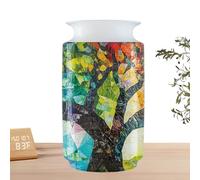 Vase Puzzle, Puzzle Flower Pot, ABS Building Model Kit, Relaxing Craft for Women, Challenging Home Decor, Ideal for Mother's Day, Birthday, Or Creative Indoor Activity Time, 11.5x20.5cm