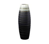 Vase rayé noir pour salon nordique simple maison sol grand vase porche couloir céramique ornements décoratifs insert fleur