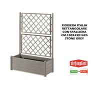 Vase Rectangulaire Avec Espalier pour Plantes Grimpantes Pot de Fleur Lierre