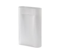 Vase Ridge verre H 48,5cm WxHxD 31x48.5x10.5cm