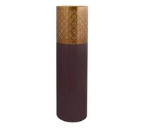 Vase Rond Design "Decoa" 90cm Violet & Or