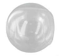 Vase rond en verre borosilicate transparent pour arrangements floraux, table de mariage, 12 cm (C)