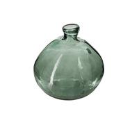 Vase rond verre recyclé vert kaki D23cm - Atmosphera createur d'interieur