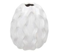 Vase Sandri blanc H17cm - Atmosphera Créateur d'intérieur