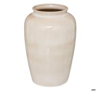 Vase ""Sea view"" céramique beige H29,5cm - Atmosphera createur d'interieur