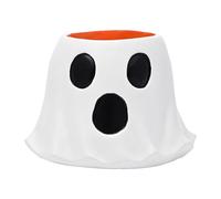 Vase seau fantôme, décor seau fantôme | Jardinière fantôme d'Halloween créative en résine - Présentoir décoratif robuste pour la décoration de la maison, bol à bonbons fantôme multifonctionnel pour