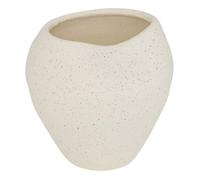 Vase Sien H23 5cm grès blanc - Atmosphera Créateur d'intérieur