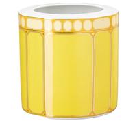 Vase Signum, Porcelaine, Large, Jaune OS