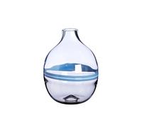 Vase Singleflower rayé azure