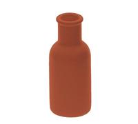 Vase soliflore en céramique - CHAKS - Modèle 11948-25 - Style contemporain - Terracotta - Forme droite - Hauteur 10 cm