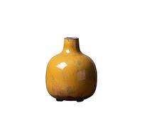 Vase Soliflore en Céramique Moutarde 13x11cm