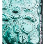 Vase Square Relief LxWxH 14x14x34cm