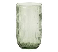 Vase Strié en Verre "Kyoto" 31cm Vert