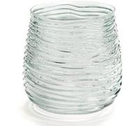 Vase strie mer rond 17 cm - Amadeus - Transparent - Verre Transparent G
