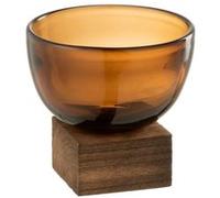 Vase sur Pied Design Bezu 12cm Marron
