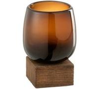 Vase sur Pied Design Bezu 14cm Marron Marron