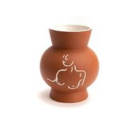 Vase terracotta femme buste - Amadeus - Marron - Céramique G