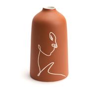 Vase terracotta femme corps - Amadeus - Marron - Céramique G