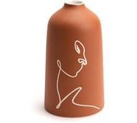 Vase terracotta femme corps - Amadeus - Marron - Céramique G