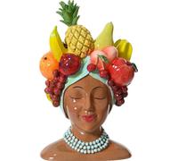 Vase Tête de femme avec fruits SUMMER