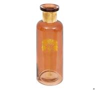 Atmosphera Créateur d'intérieur - Vase Bouteille Déco Tropical Boudoir 22cm Ambre