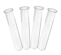 Vase Tubulaire de Propagation 4pcs en Verre pour Fleurs et Boutures