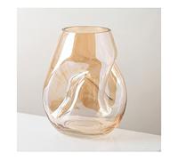 Vase Vases en Verre Forme irrégulière Moderne Clear Flower Vases de Verre for Salon à la Maison Salon Atand Office Decor ou Cadeau (Clair) Vases à Fleurs (Color : A, Size : Small)