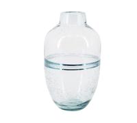 Vase verre bleu - décoration d'autrefois