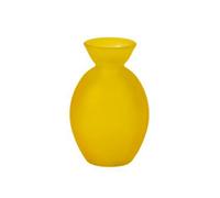 VASE VERRE BOMBÉ 7X10.5CM 150ML JAUNE
