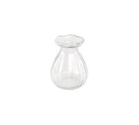 VASE VERRE COROLLE 7X9CM TRANSPARENT