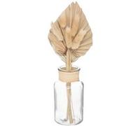 vase verre fleurs naturelles séchées 28.5x10x8cm - jja 193734 Gris G