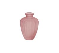 VASE VERRE ONDULÉ GIVRÉ 10.5CM 180ML ROSE