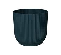 Vase Vibes Fold Rond 25CM Bleu Foncé Elho