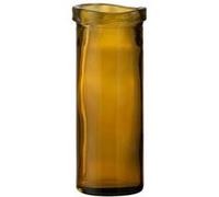 Vase Virginie verre ocre medium - J-line - Marron - Verre Marron G