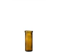Vase Virginie verre ocre medium - - Marron - Verre