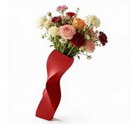 Vase Wibble Abstrait, Vase Sculpture Abstrait Moderne, Design en Spirale pour Fleurs Fraîches ou Séchées, Décoration de la Maison, Bureau, Table ou Étagère, vases d’intérieur, Objets/Compléments d