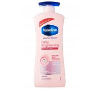 Vaseline Healthy Bright, Hydratant quotidien éclaircissant quotidien, 600 ml, pour une peau éclatante, avec vitamine B3, peau visiblement radieuse en 2 semaines, légère, non collante, non grasse